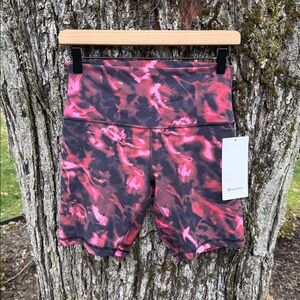Lululemon Align High-Rise Short 8" - Intensity Pink Blossom Multi